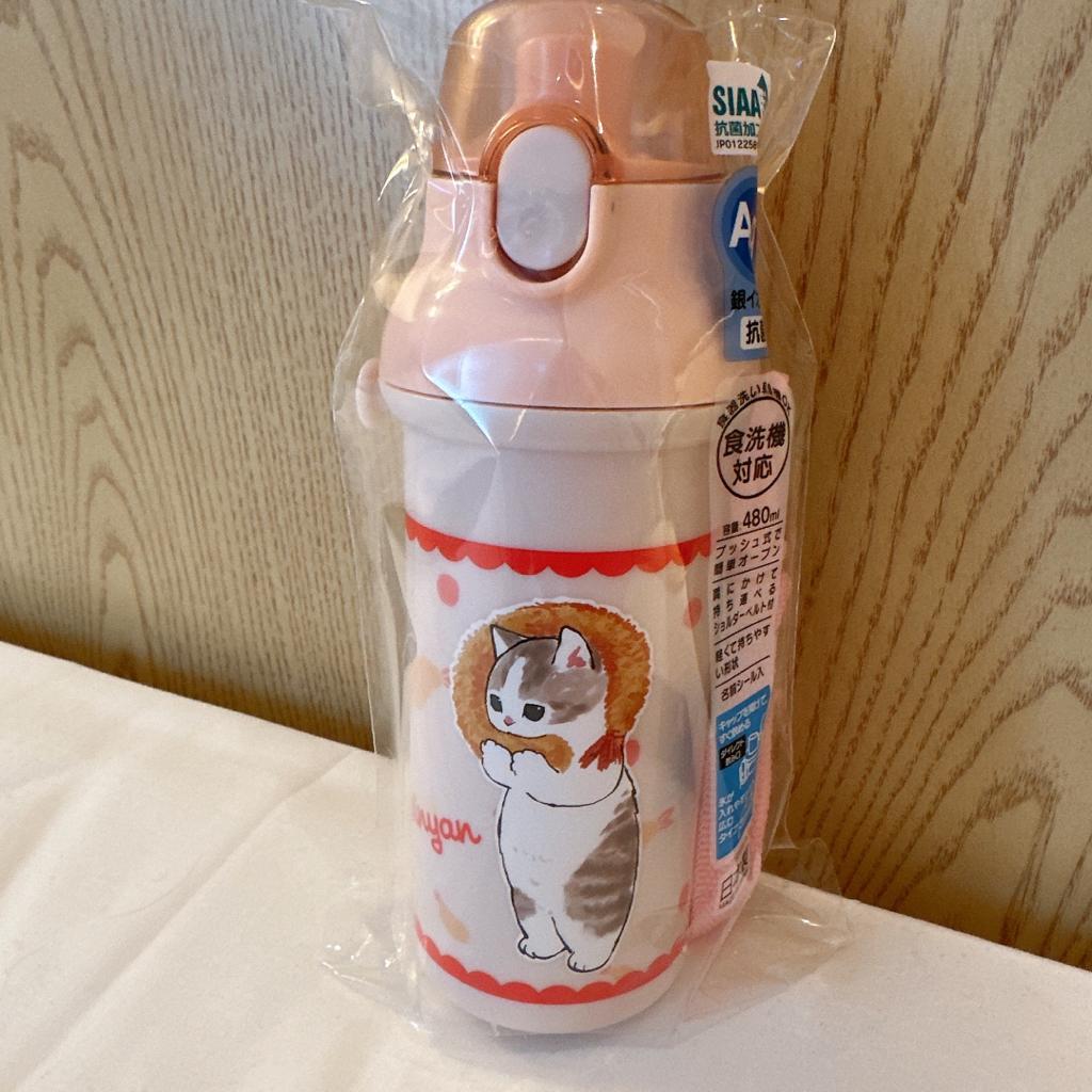 【日本直送限定】Mofusand 直飲塑料水瓶 480ml