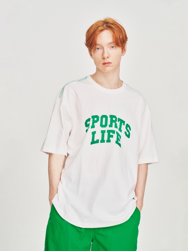韓國FILA - Sportslife Arch Logo Short Sleeve T-shirt (OFF WHITE) 