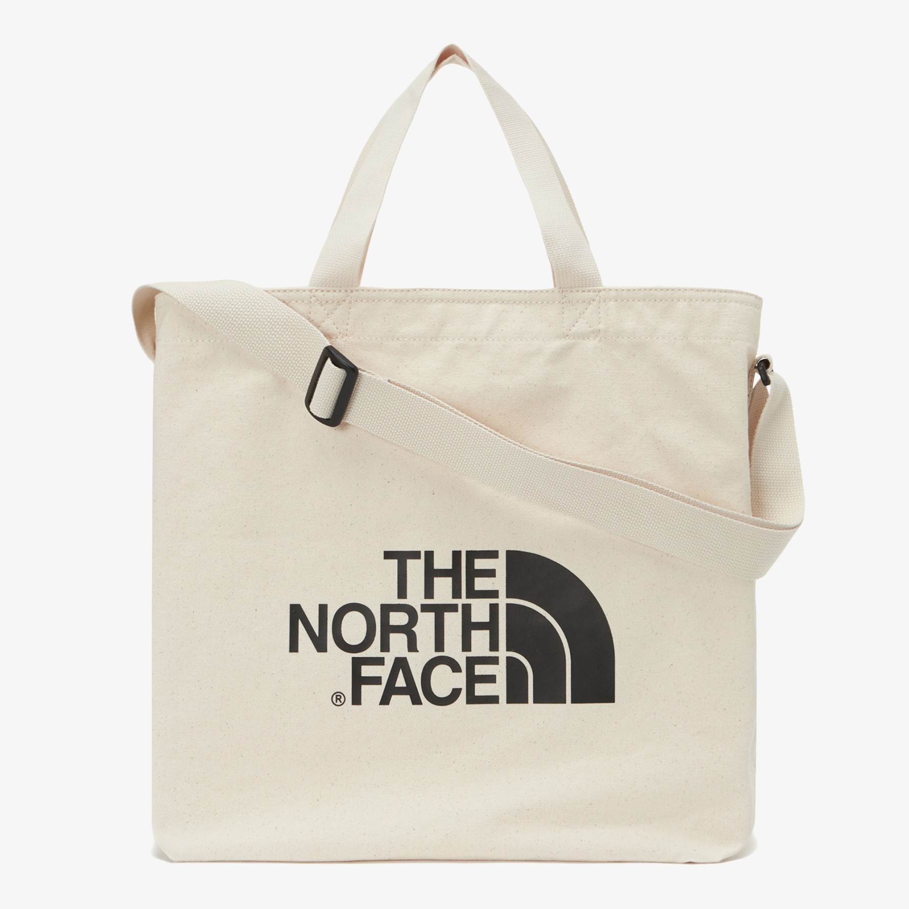 THE NORTH FACE - BIG LOGO SHOULDER BAG (IVORY)