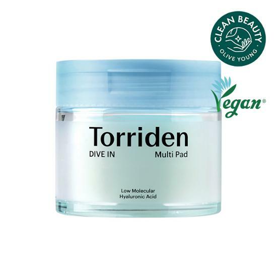 【限定優惠】Torriden Dive-In Low Molecule Hyaluronic Acid Multi Pad 低分子透明質酸爽膚棉/清潔棉 一盒80片