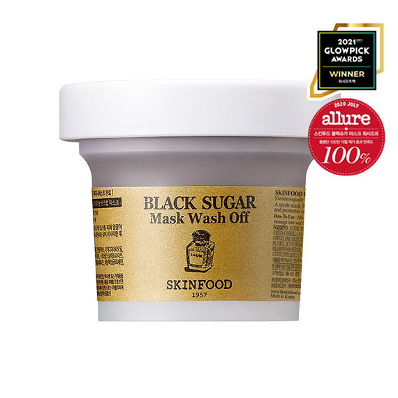 SKINFOOD Black Sugar Mask Wash Off 黑糖洗水潔淨面膜 100g