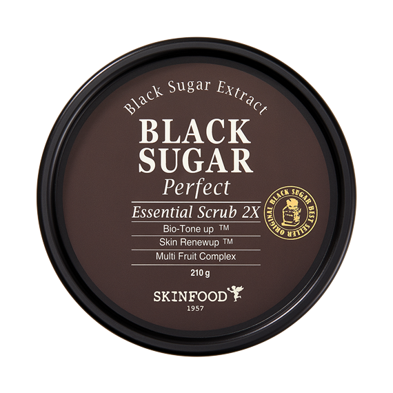 SKINFOOD Black Sugar Perfect Essential Scrub 黑糖完美精華面膜 2X 210g