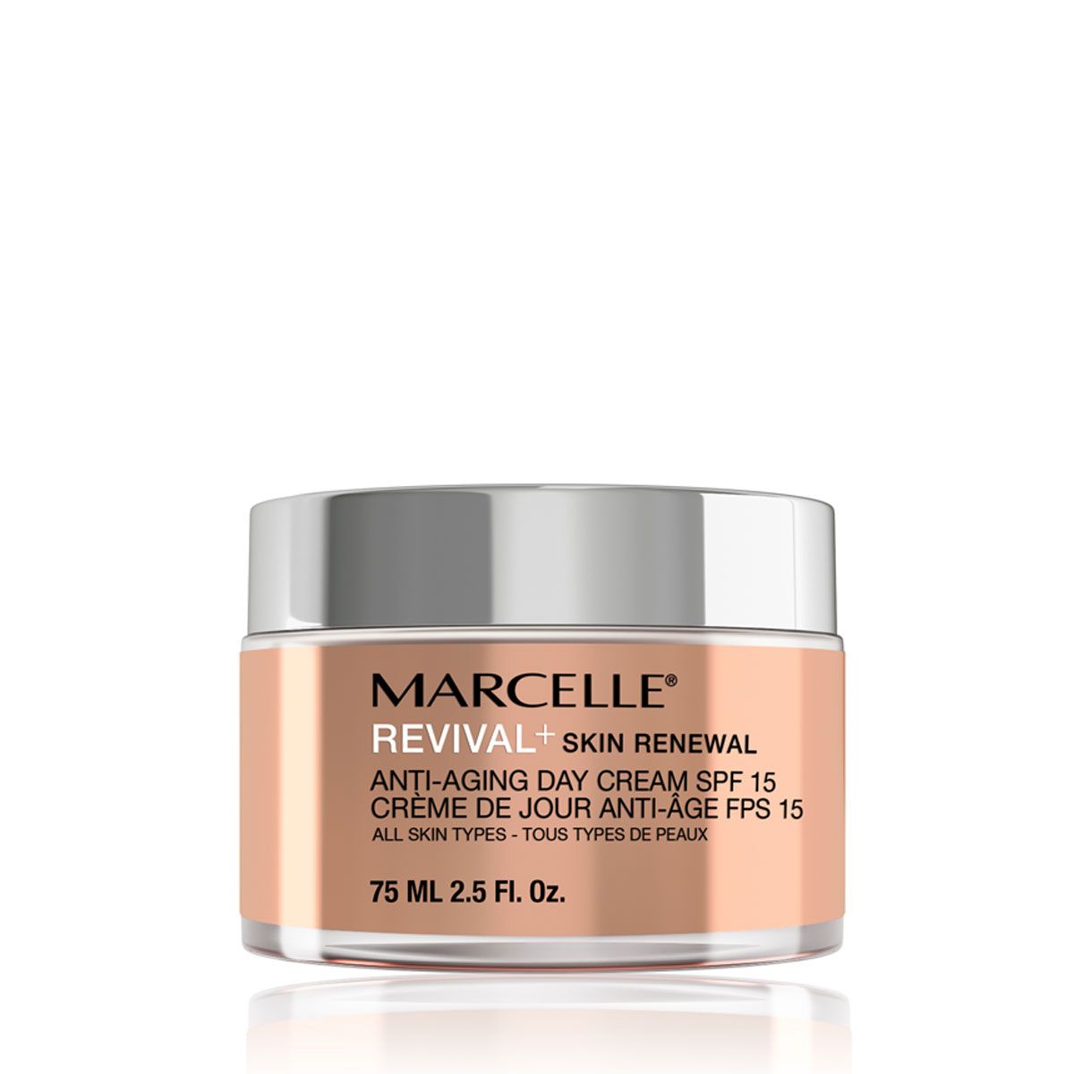 【限定優惠】Marcelle Revival+ Skin Renewal Anti-Aging Day Cream SPF 15 - 75 mL