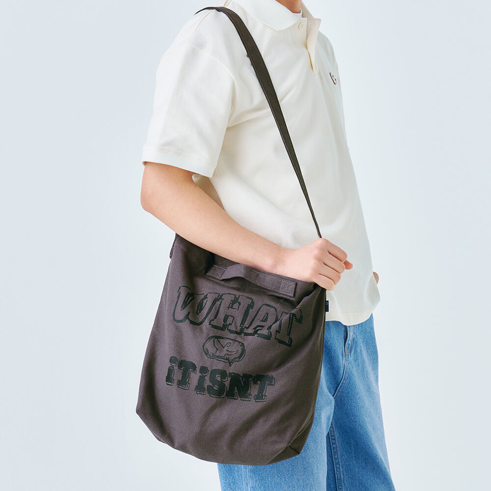 What it isNt - WT Typo Eco Bag Charcoal 
