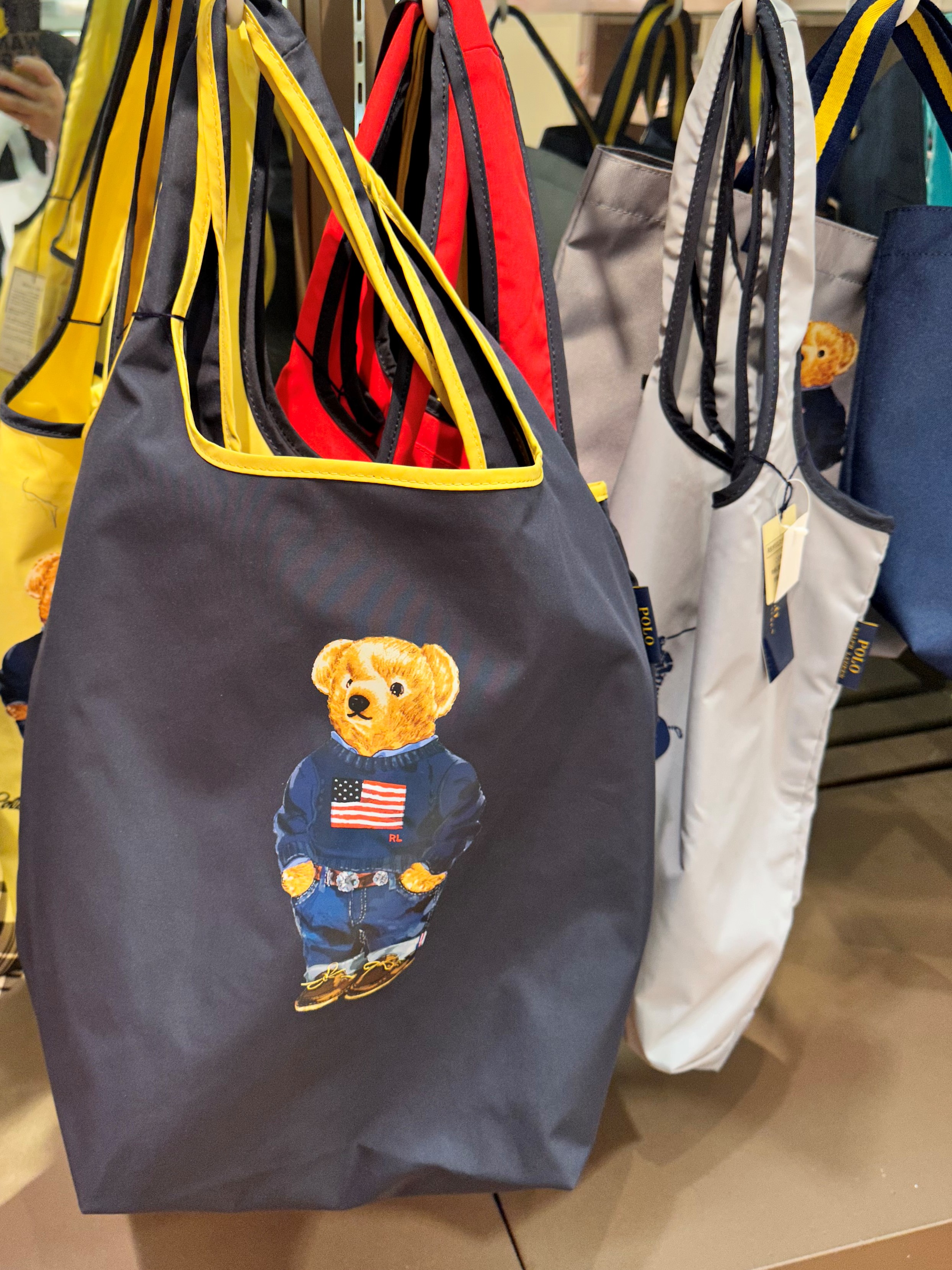 【日本直送】Polo Ralph Lauren 小熊標誌環保袋 (海軍藍)
