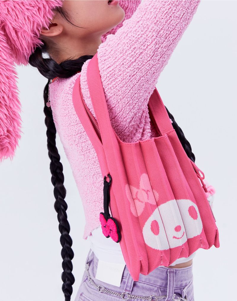 【限時優惠】 Joseph Stacey X Sanrio Lucky Pleats Knit S My Melody Pink Punch