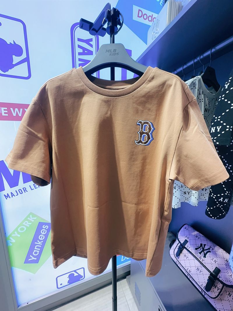 【限時優惠】MLB KIDS | Monotive T-shirt BOSTON RED SOX - Sand