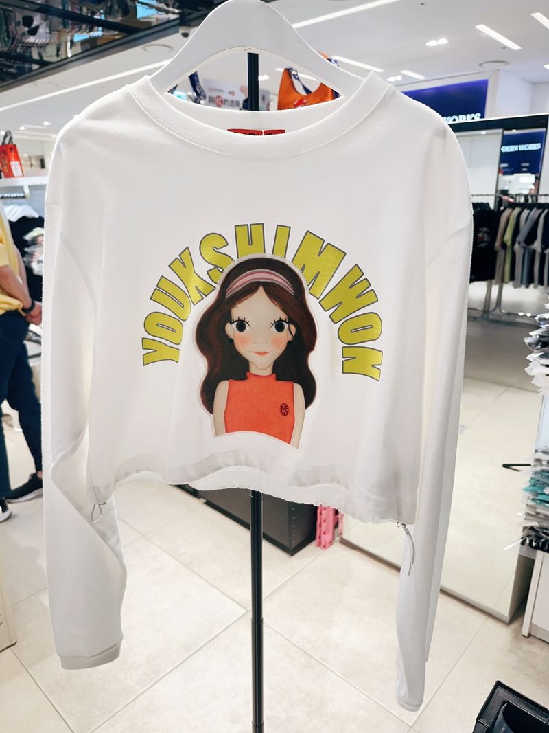 【限時優惠】YOUK SHIMWON Simple Crop T-shirt F LUNA