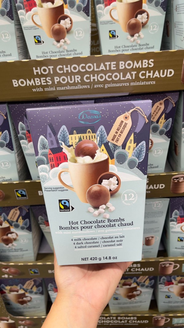 【加拿大空運直送】Deavas Hot Chocolate Bombes Pour 熱巧克力炸彈 420 g  