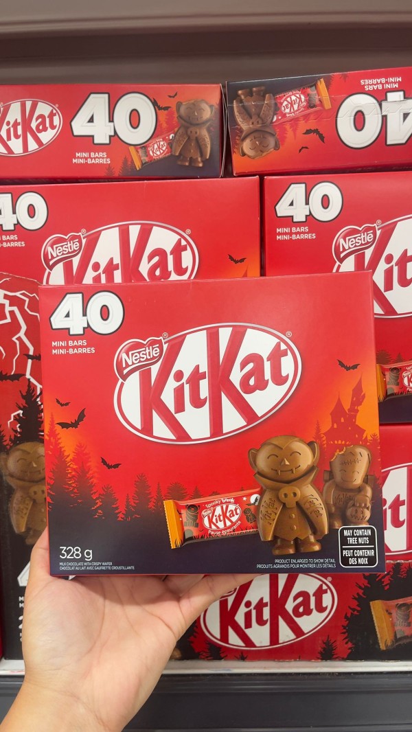 【加拿大空運直送】Nestle KitKat Halloween Scary Friends 雀巢萬聖節恐造型巧克力 40 pack / 328 g