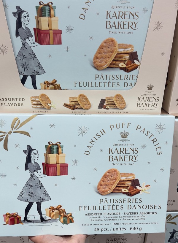 【加拿大空運直送】Karens Bakery  Danish Puff Pastries 丹麥風味千層酥 48 pcs / 640 g